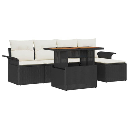 Tuin Sofa Set Met Kussen 6 Pcs