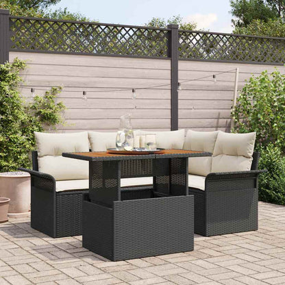 Tuin Sofa Set Met Kussen 5 Pcs