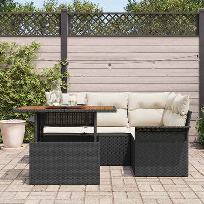 Tuin Sofa Set Met Kussen 5 Pcs