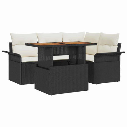 Tuin Sofa Set Met Kussen 5 Pcs