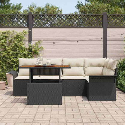 Tuin Sofa Set Met Kussen 6 Pcs