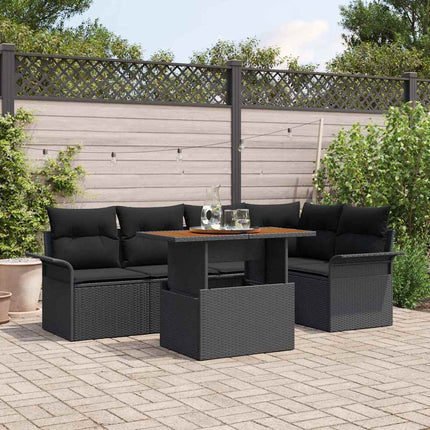 Tuin Sofa Set 6 St Beige En Lichtgrijs