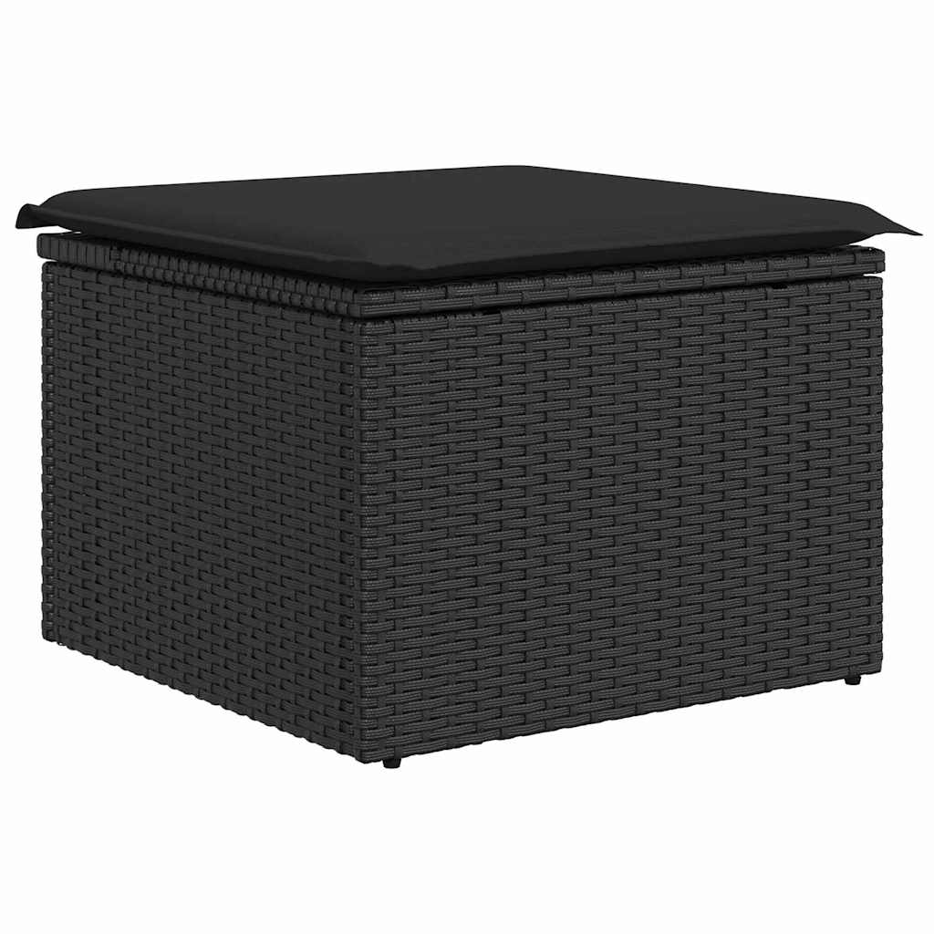 Tuinbankenset Met Kussen 7 Pcs Poly Rattan