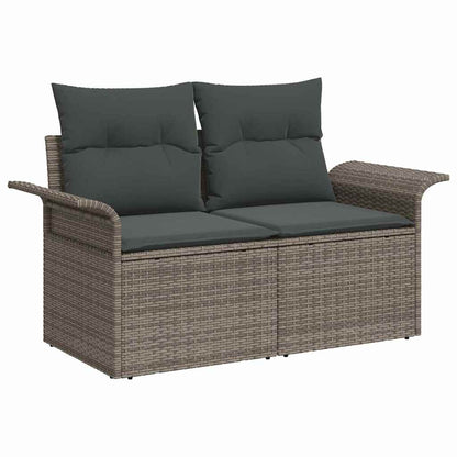Tuinbankenset Met Kussen 8 Pcs Poly Rattan