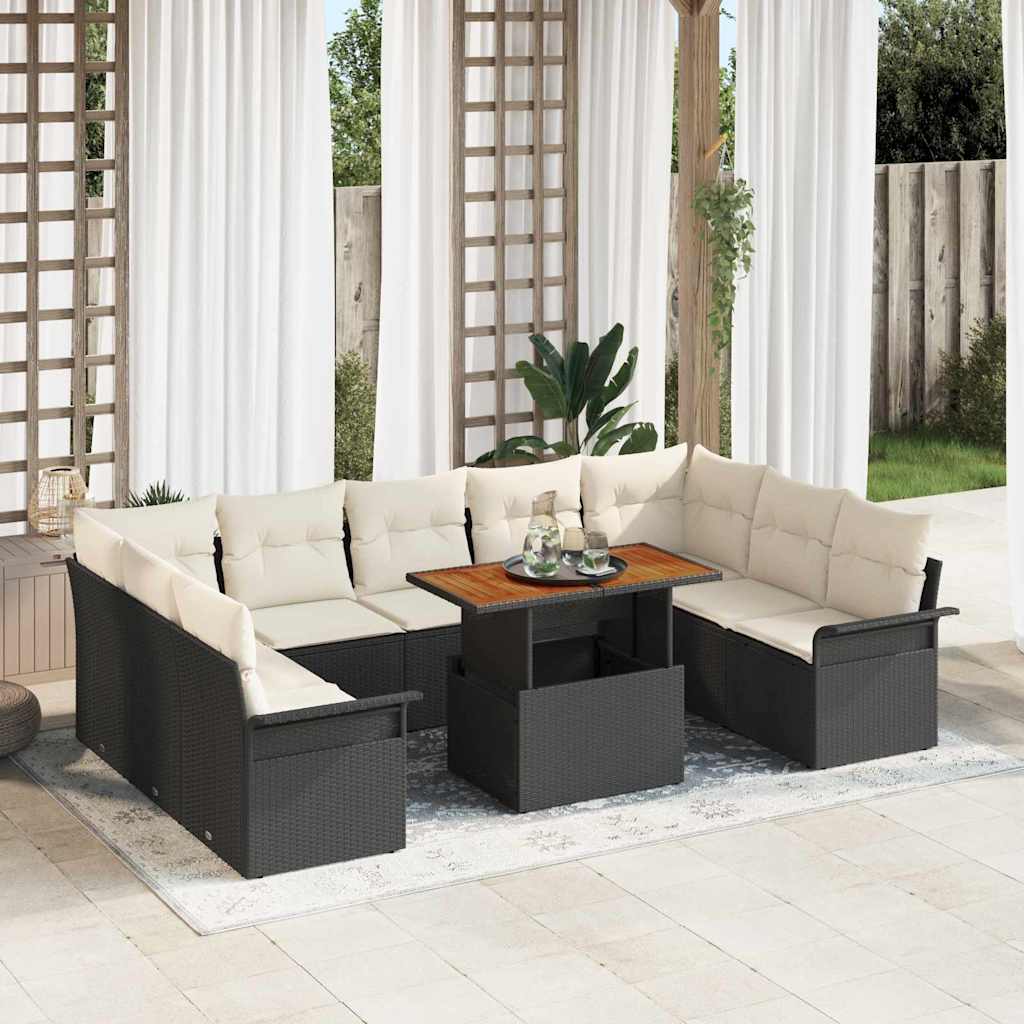 Tuin Sofa Set Met Kussen 10 Pcs