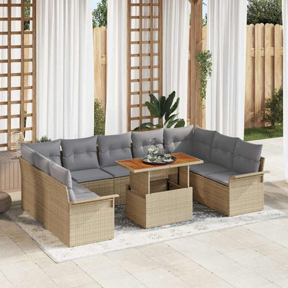 Tuin Sofa Set Met Kussen 10 Pcs