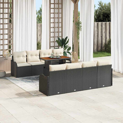 Tuin Sofa Set Met Kussen 7 Pcs