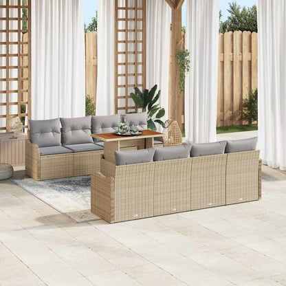 Tuin Sofa Set Met Kussen 7 Pcs