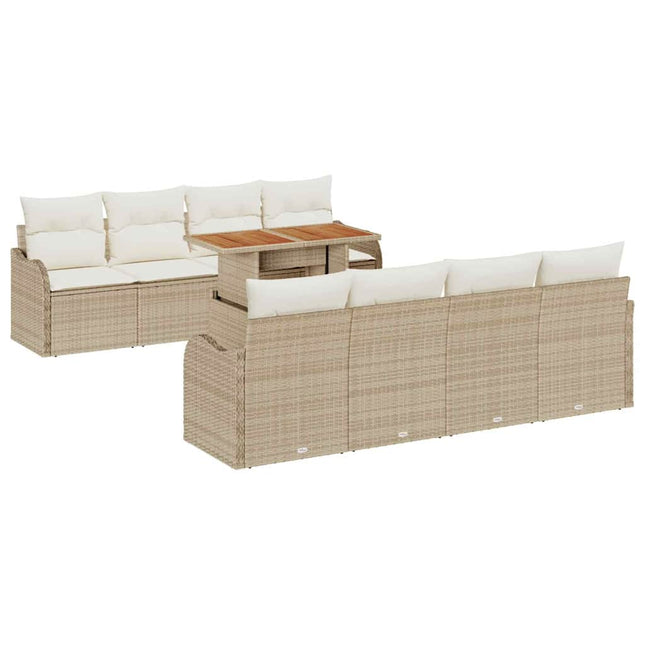 Tuin Sofa Set Met Kussen 7 Pcs