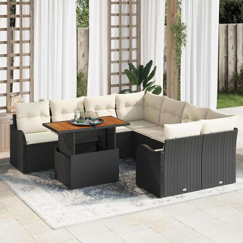 Tuin Sofa Set Met Kussen 7 Pcs