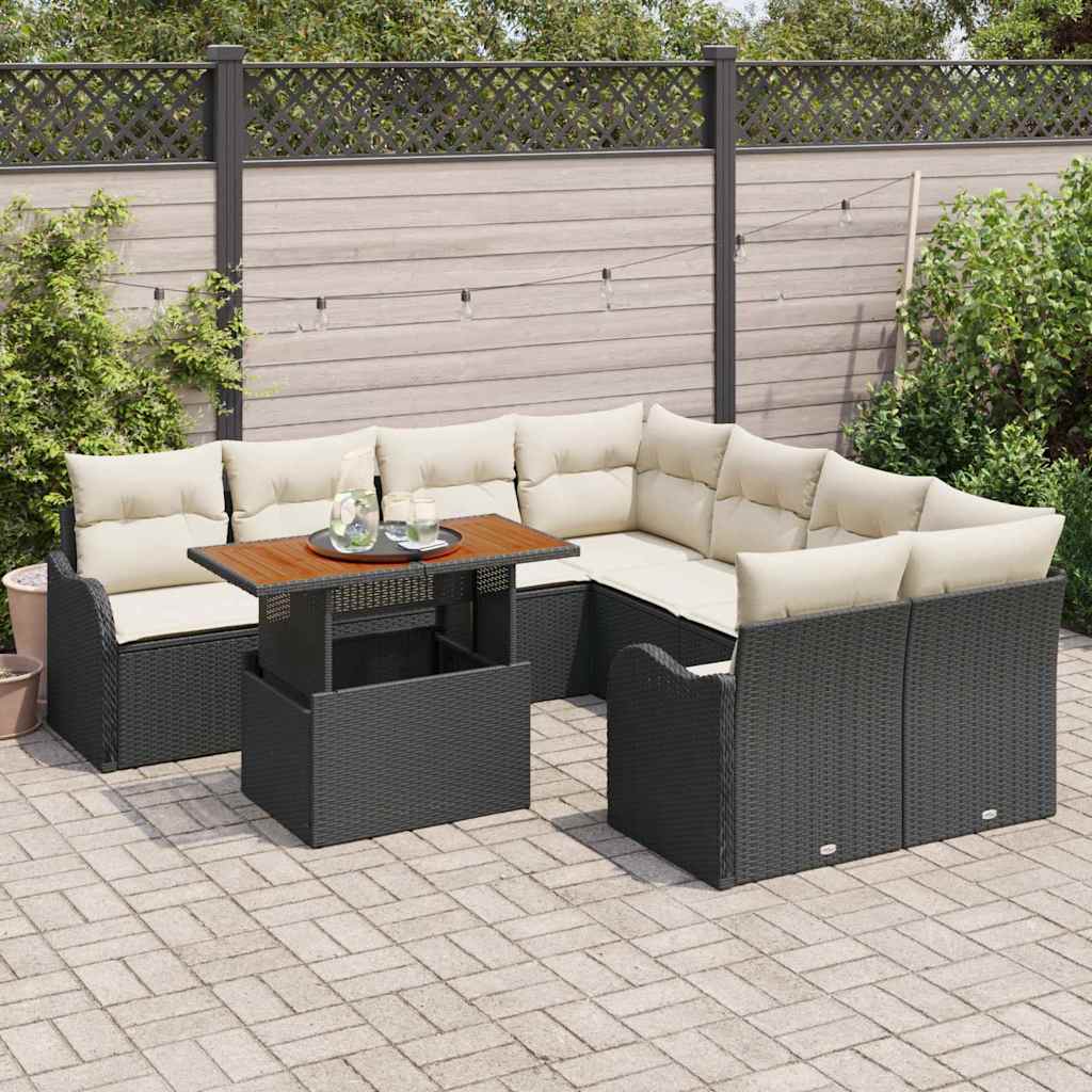 Tuin Sofa Set Met Kussen 7 Pcs