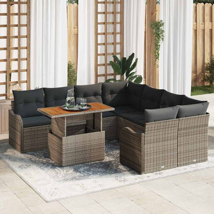 Tuin Sofa Set Met Kussen 7 Pcs