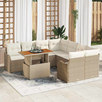 Tuin Sofa Set Met Kussen 7 Pcs