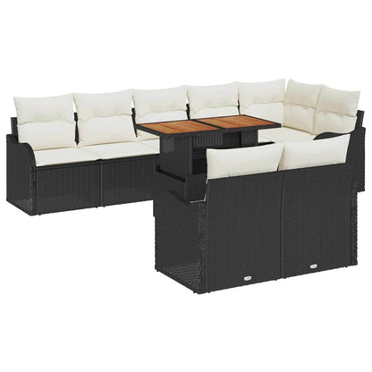 Tuin Sofa Set Met Kussen 9 Pcs