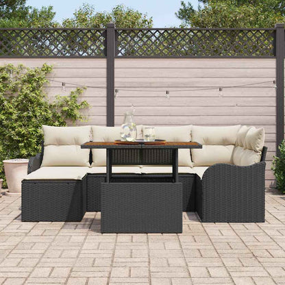 Tuin Sofa Set Met Kussen 7 Pcs