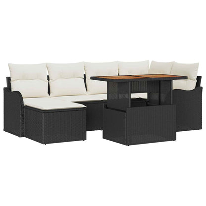 Tuin Sofa Set Met Kussen 7 Pcs