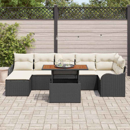 Tuin Sofa Set Met Kussen Met Opslag 8 Pcs
