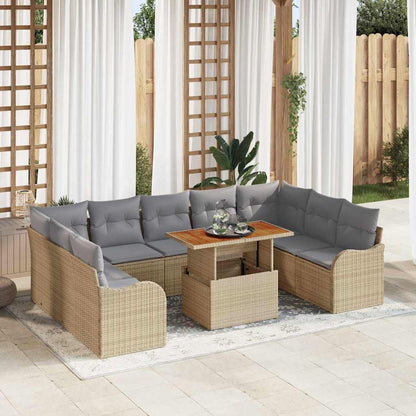 Tuin Sofa Set Met Kussen 10 Pcs