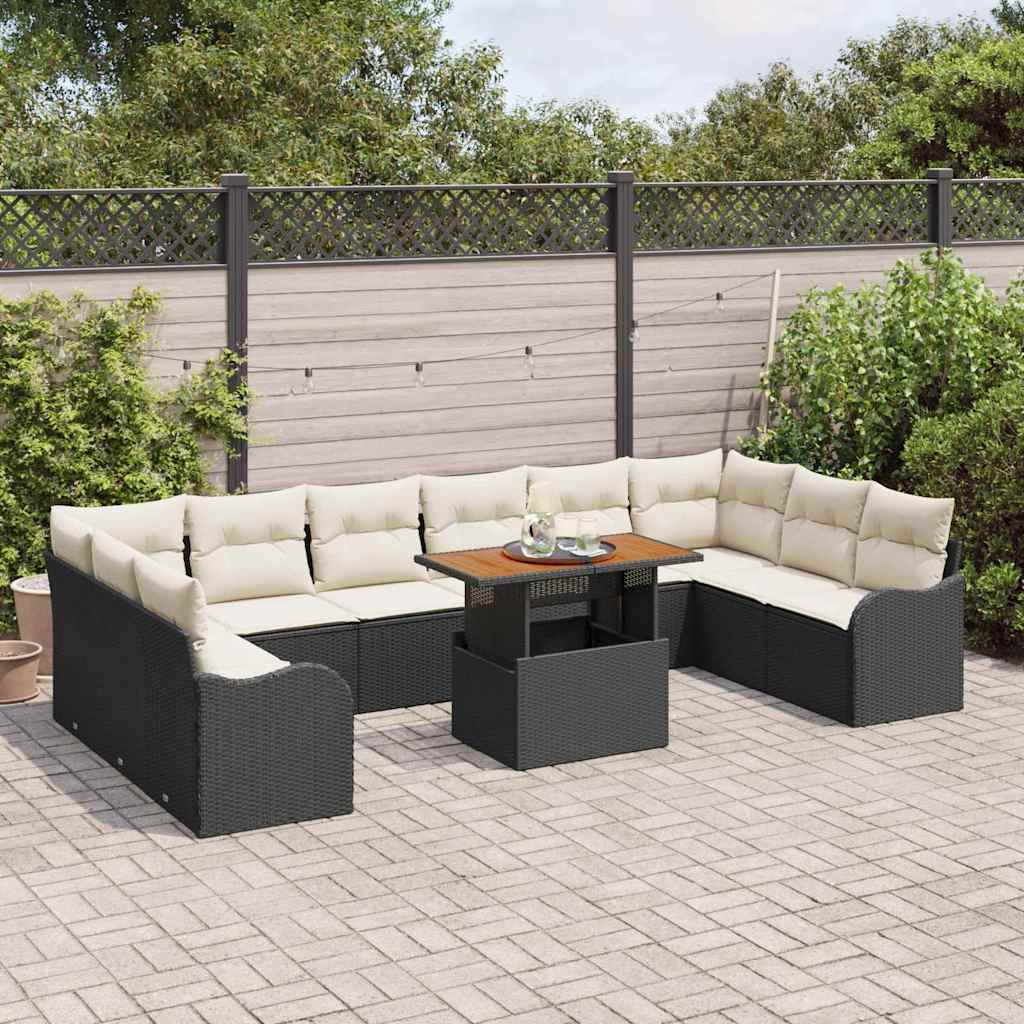 Tuin Sofa Set Met Kussen 11 Pcs