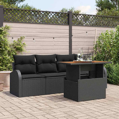 Tuin Sofa Set Met Kussen 5 Pcs