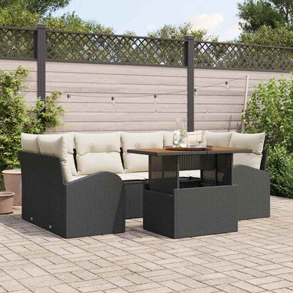 Tuin Sofa Set Met Kussen 7 Pcs