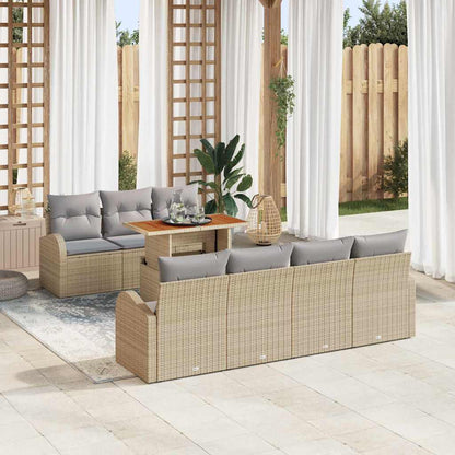 Tuin Sofa Set Met Kussen 8 Pcs
