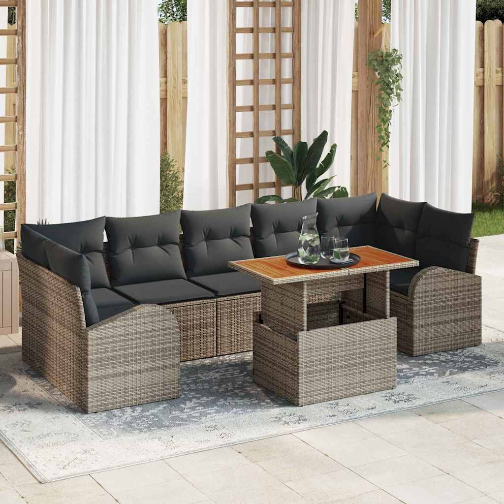 Tuin Sofa Set Met Kussen 8 Pcs