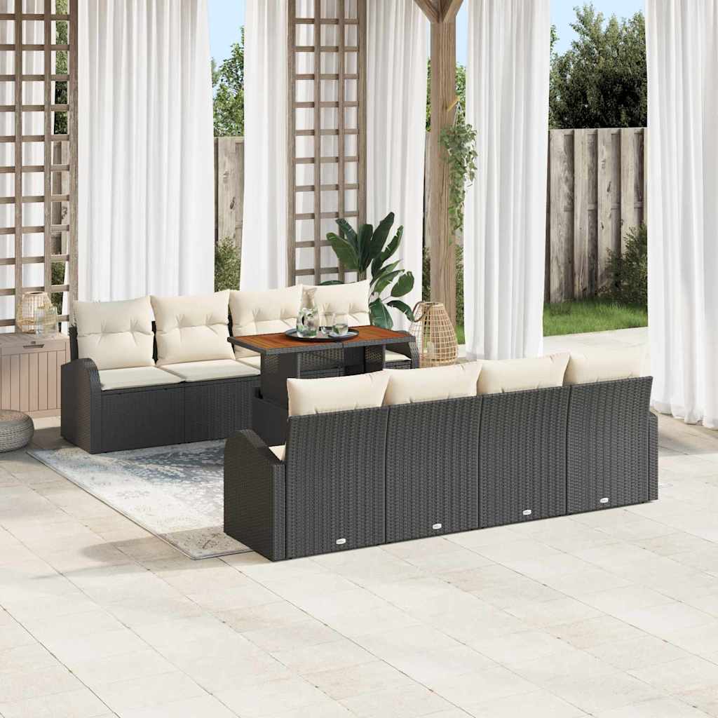 Tuin Sofa Set Met Kussen 7 Pcs