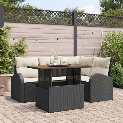 Tuin Sofa Set Met Kussen 5 Pcs