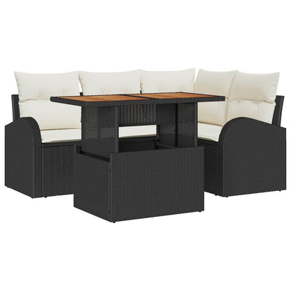 Tuin Sofa Set Met Kussen 5 Pcs