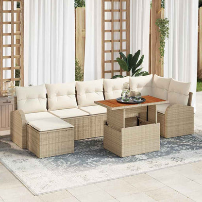 Tuin Sofa Set Met Kussen 8 Pcs
