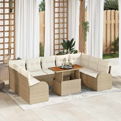 Tuin Sofa Set Met Kussen 10 Pcs