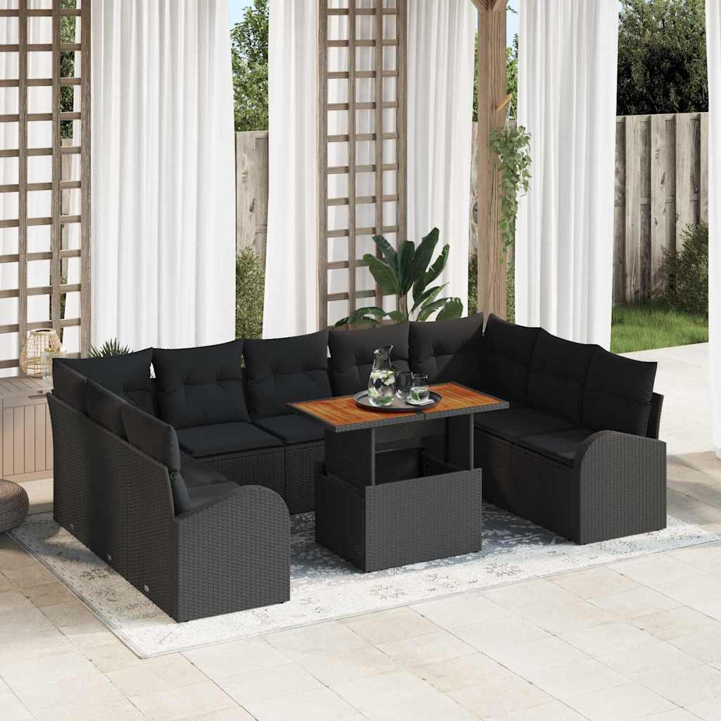 Tuin Sofa Set Met Kussen 10 Pcs