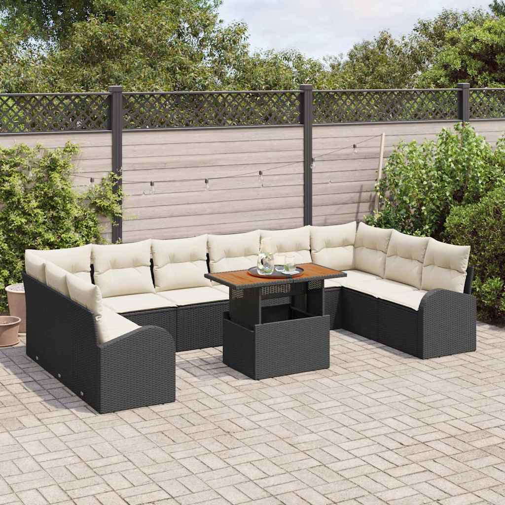 Tuin Sofa Set Met Kussen 11 Pcs
