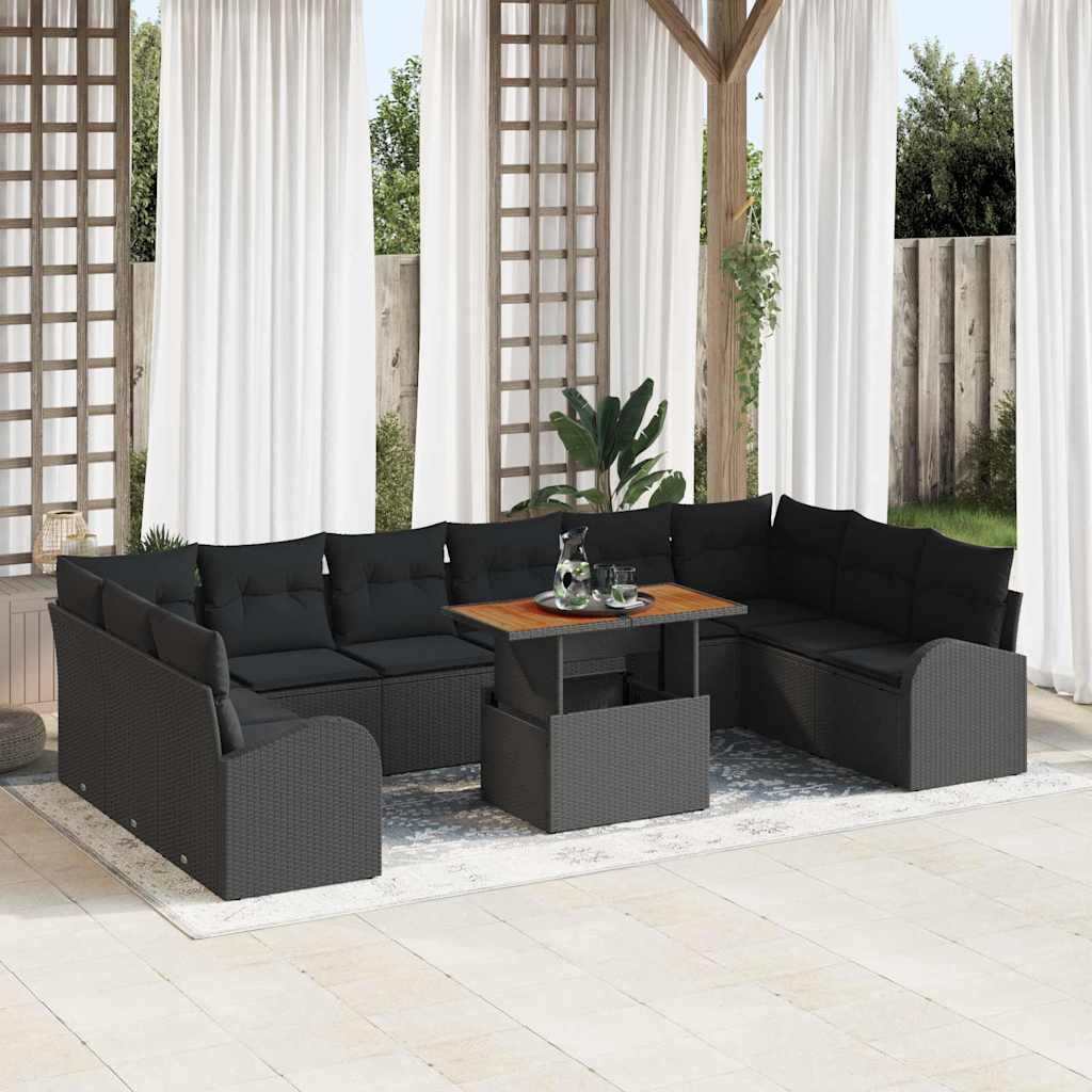 Tuin Sofa Set Met Kussen 11 Pcs
