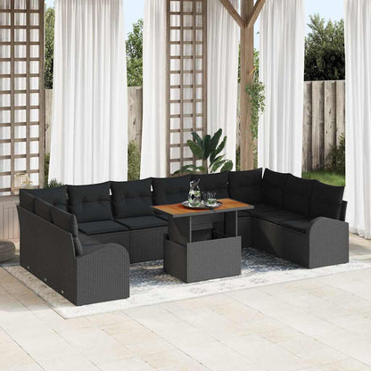 Tuin Sofa Set Met Kussen 11 Pcs