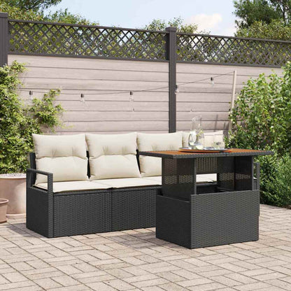 Tuin Sofa Set Met Kussen 5 Pcs