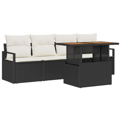 Tuin Sofa Set Met Kussen 5 Pcs