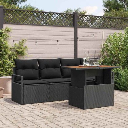 Tuin Sofa Set Met Kussen 5 Pcs