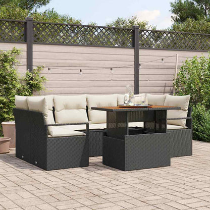 Tuin Sofa Set Met Kussen 7 Pcs