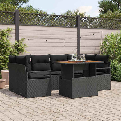 Tuin Sofa Set Met Kussen 7 Pcs