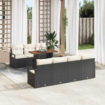 Tuin Sofa Set 8 St 7-Aantal Zitplaatsen