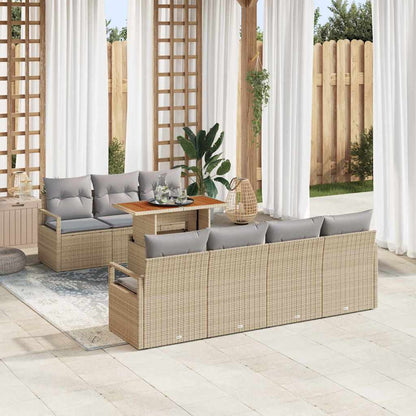 Tuin Sofa Set Met Kussen Met Kussen 8 Pcs