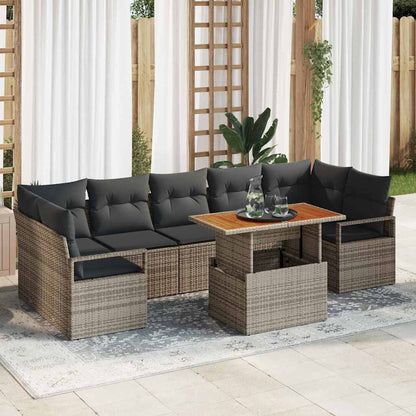 Tuin Sofa Set Met Kussen 8 Pcs