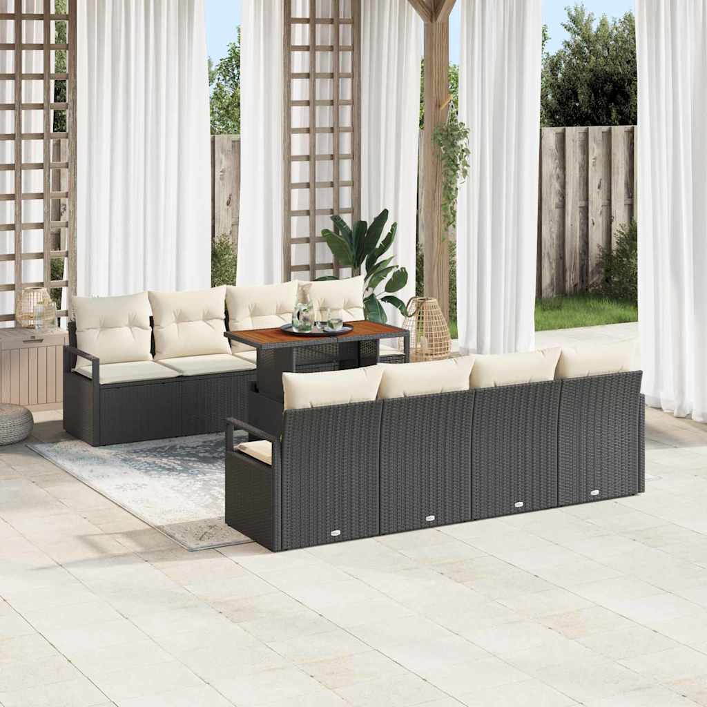 Tuin Sofa Set Met Kussen Met Kussen 9 Pcs