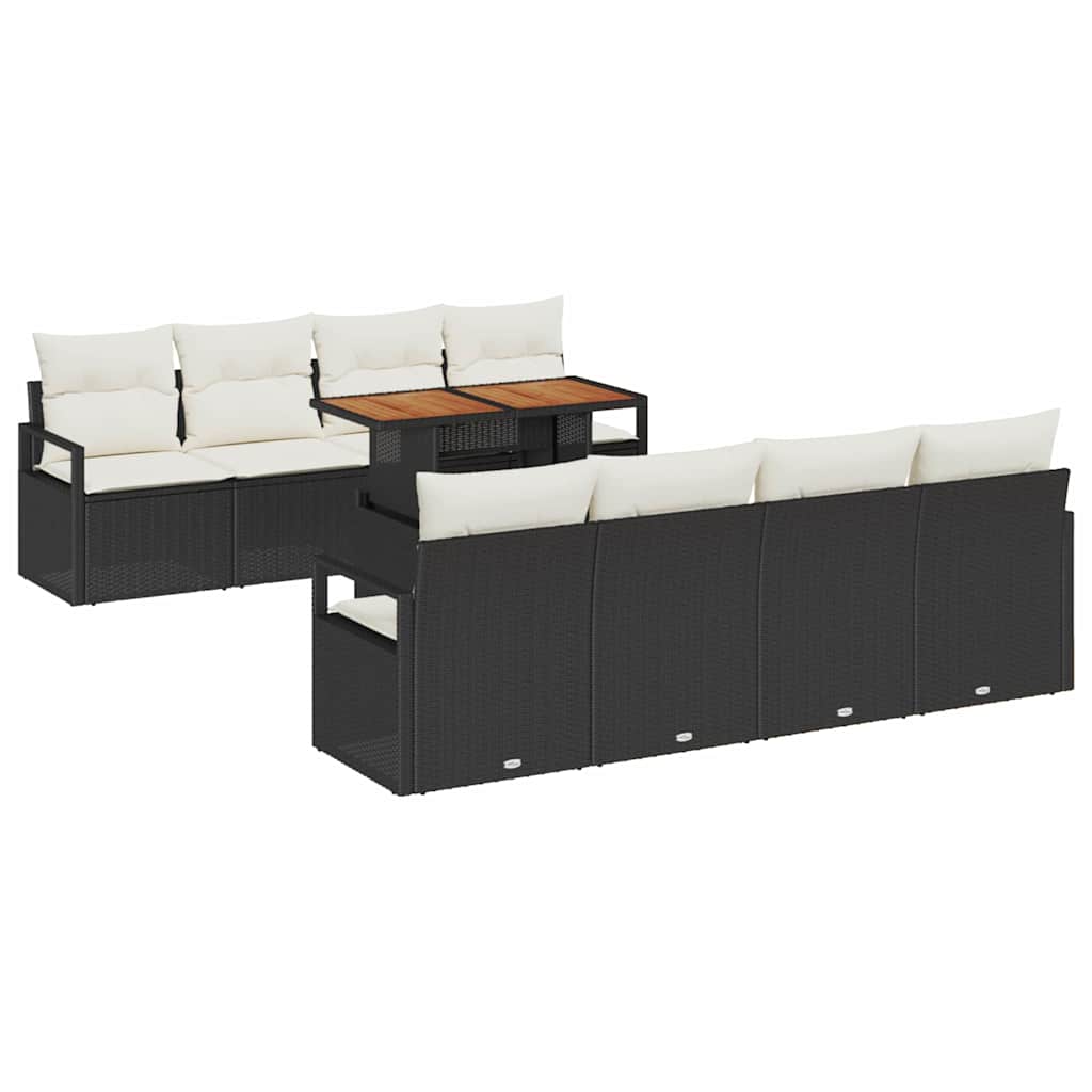 Tuin Sofa Set Met Kussen Met Kussen 9 Pcs