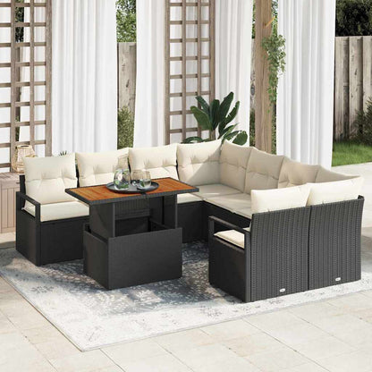 Tuin Eetset Met Kussen 9 Pcs