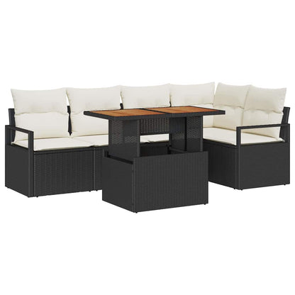 Tuin Eetset Met Kussen 6 Pcs