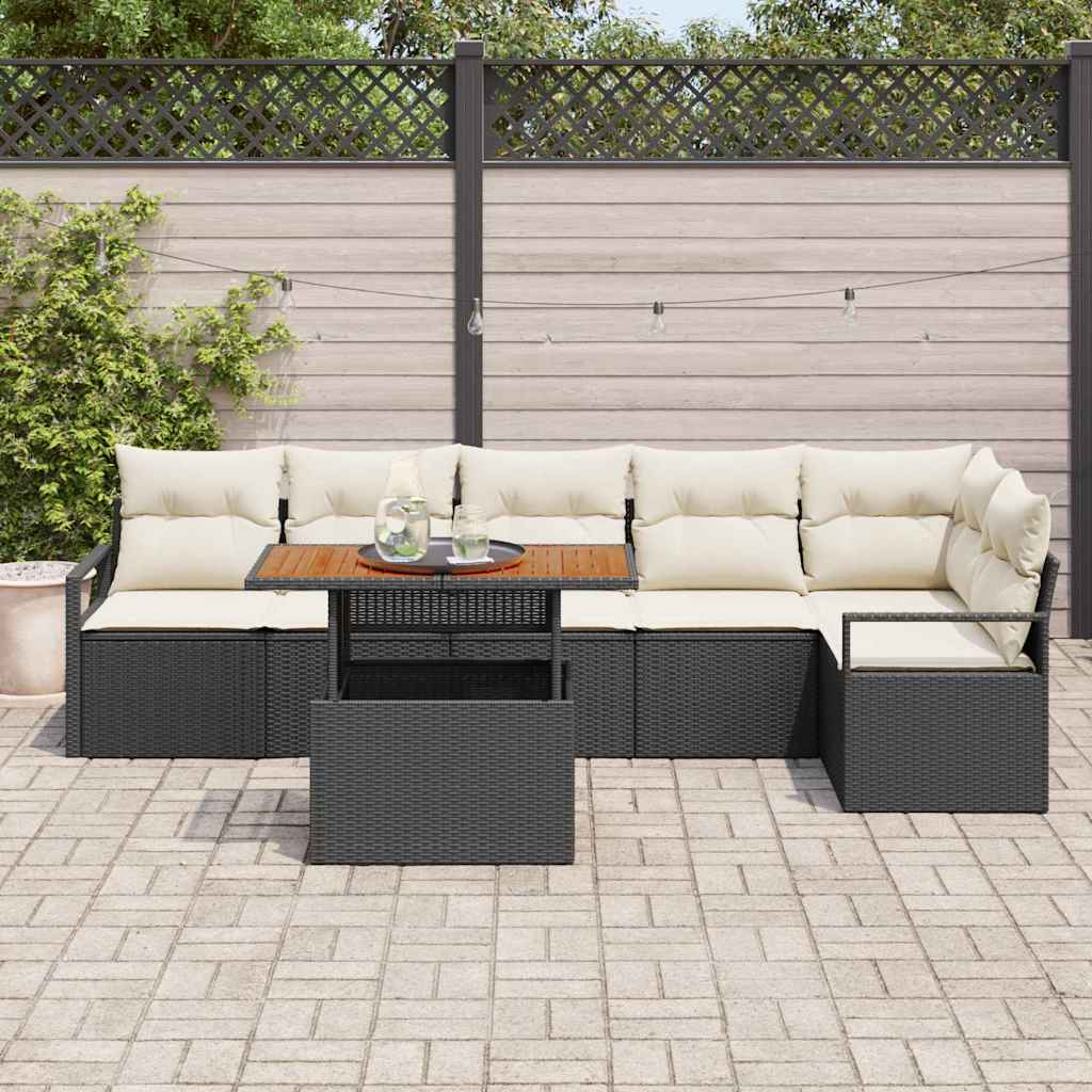 Tuin Eetset Met Kussen 7 Pcs