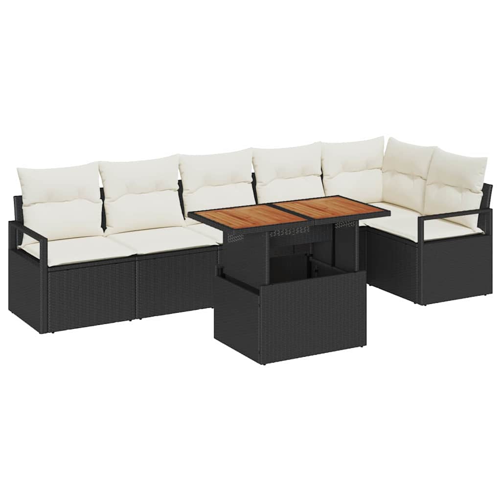 Tuin Eetset Met Kussen 7 Pcs
